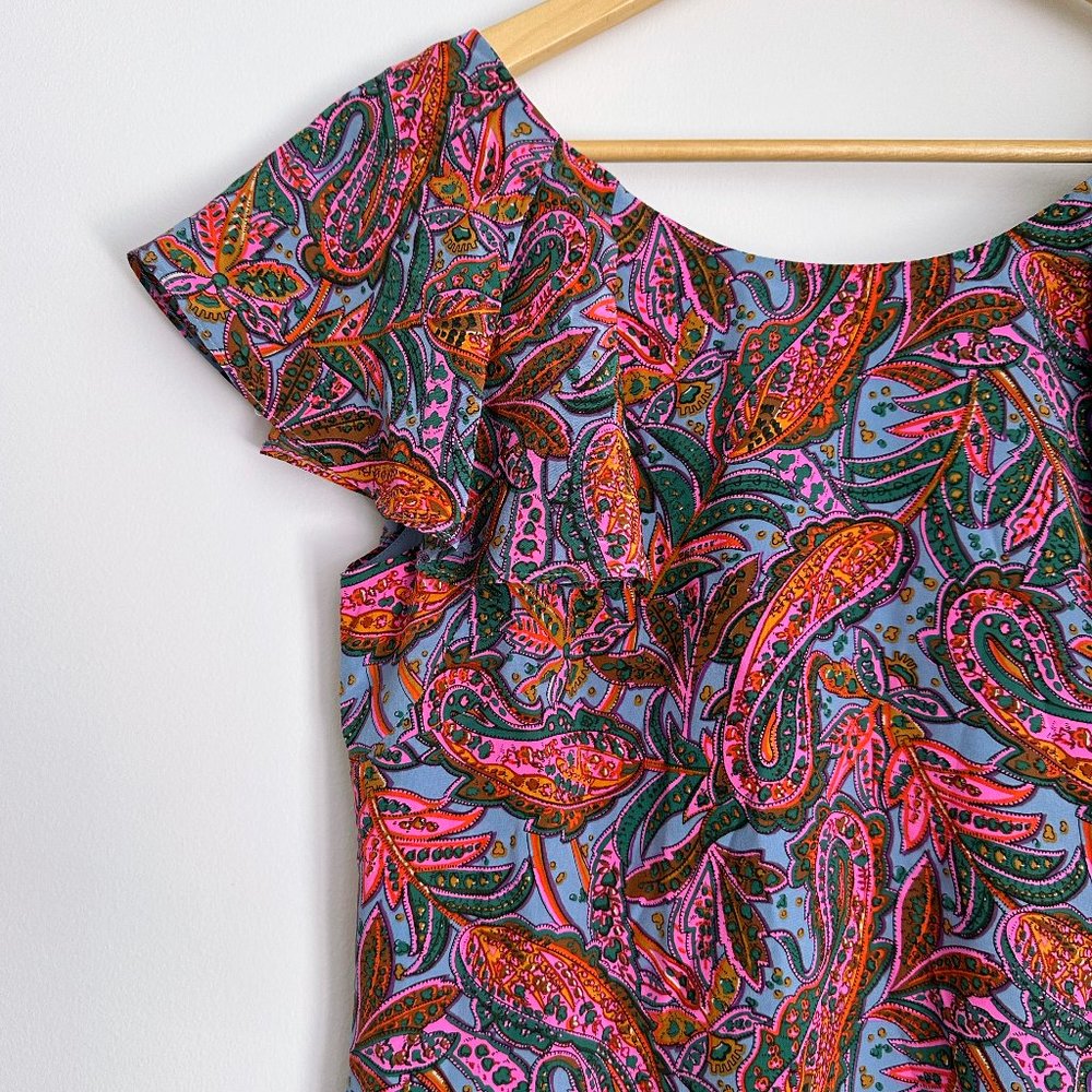 J-Crew: Colorful Long Tunic Top